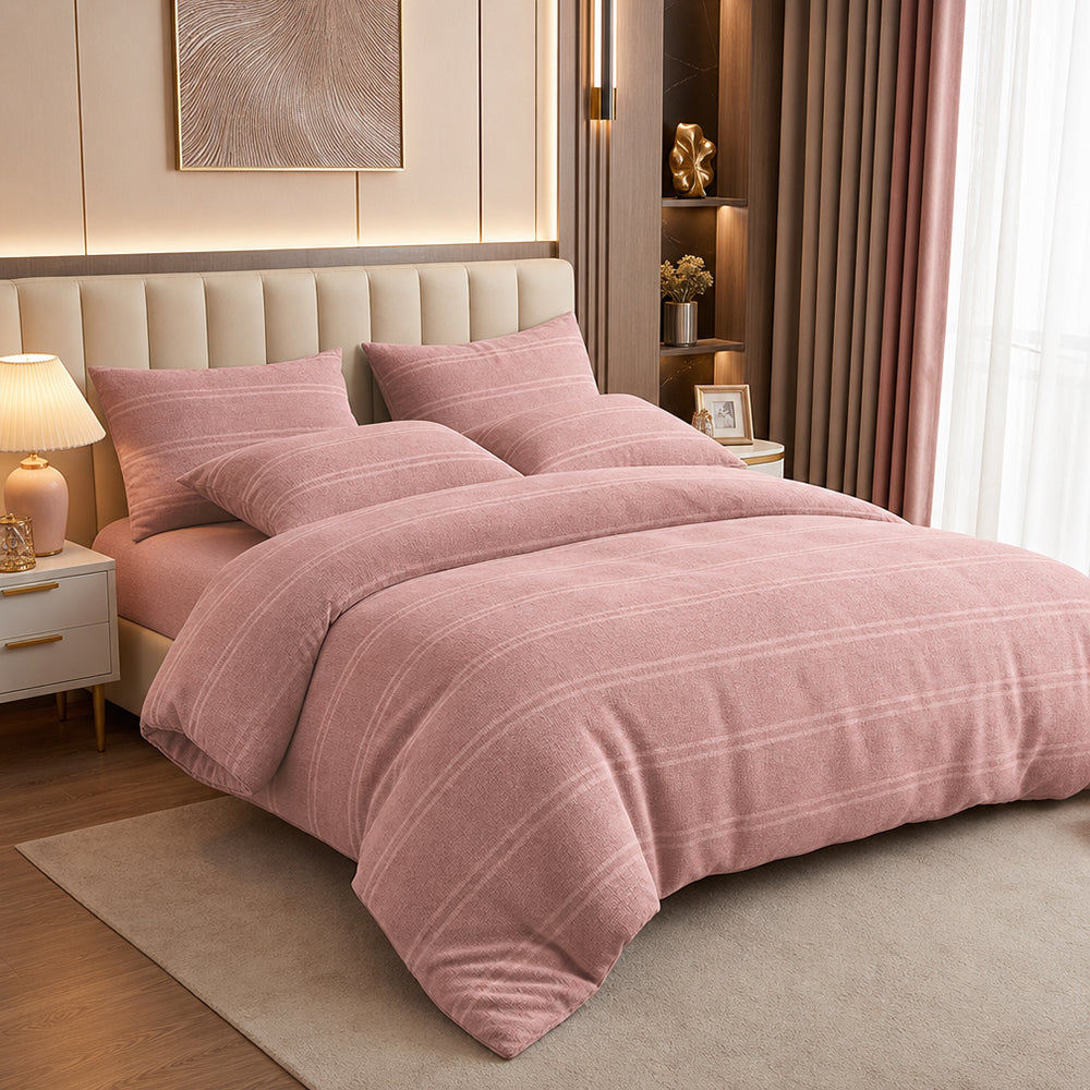 Soft Smooth Natural Drapey Linen Viscose Spandex Home Bedding Fabric - Image 2