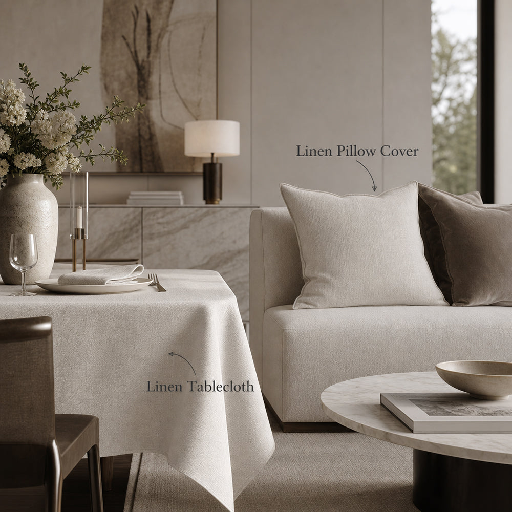 Luxury Skin Friendly Smooth Cooling Linen Lyocell Tencel Bedding Fabric - Image 3