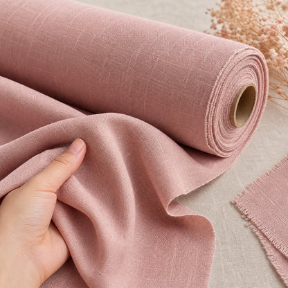 Soft Drapey Premium Textured Linen Tencel Bedding Set Fabric - Image 4