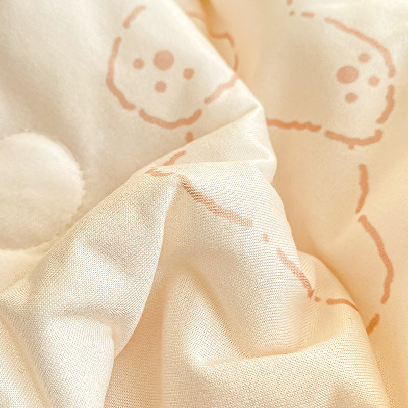 Fresh Cooling Skin Friendly Stretchy Cartoon Printed Sheet Fabric - Image 1