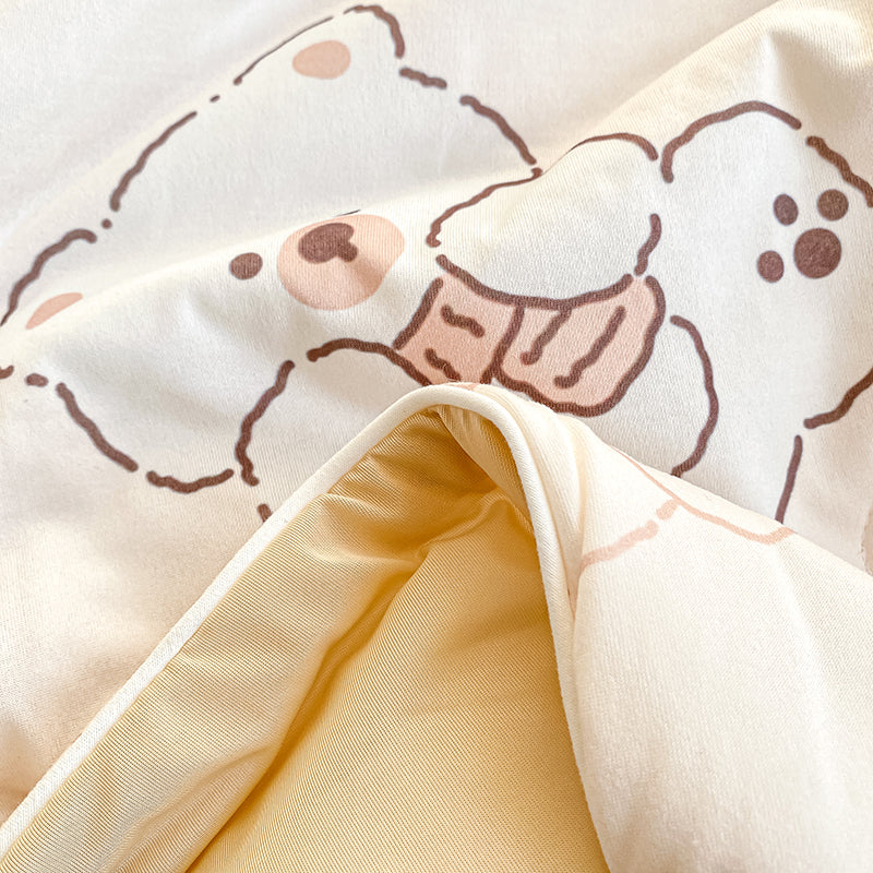 Fresh Cooling Skin Friendly Stretchy Cartoon Printed Sheet Fabric - Image 4
