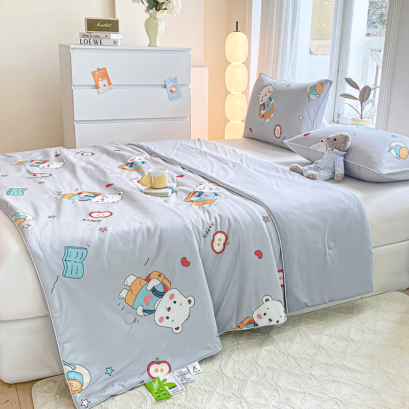 Lightweight Cooling Easy Care Cartoon Printed Nylon Spandex Home Textile Fabric - Image 3
