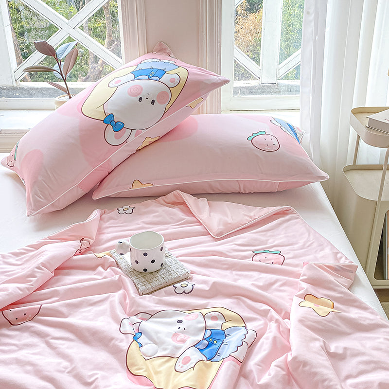 Kids Style Cartoon Printed Soft Cooling Bedding Fabric - Image 3