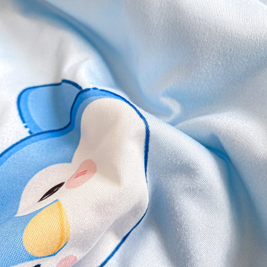 Premium Fresh Cartoon Printed Cooling Nylon Spandex Fitted Sheet Fabric - Image 1