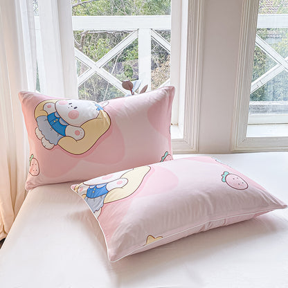 Premium Fresh Cartoon Printed Cooling Nylon Spandex Fitted Sheet Fabric - Image 4
