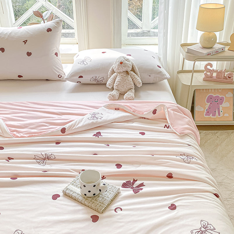 Lightweight Breathable Soft Cooling Cartoon Printed Nylon Spandex Throw Blanket Fabric - Image 3