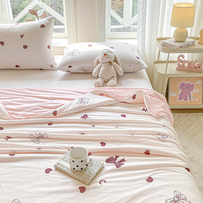 Lightweight Breathable Soft Cooling Cartoon Printed Nylon Spandex Throw Blanket Fabric - Image 3