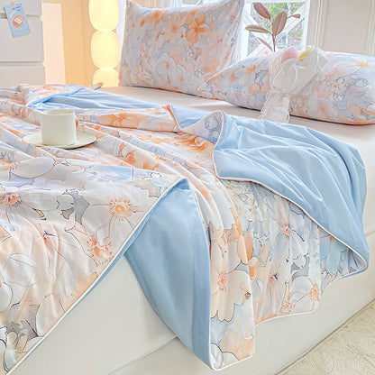 Luxury Cute Pattern Skin Friendly Ice Touch Nylon Spandex Duvet Bedding Fabric - Image 1