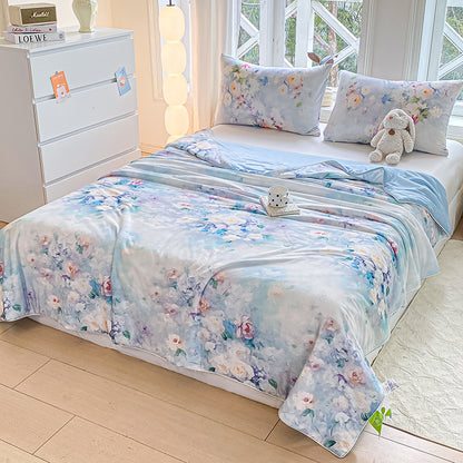 Luxury Cute Pattern Skin Friendly Ice Touch Nylon Spandex Duvet Bedding Fabric - Image 3