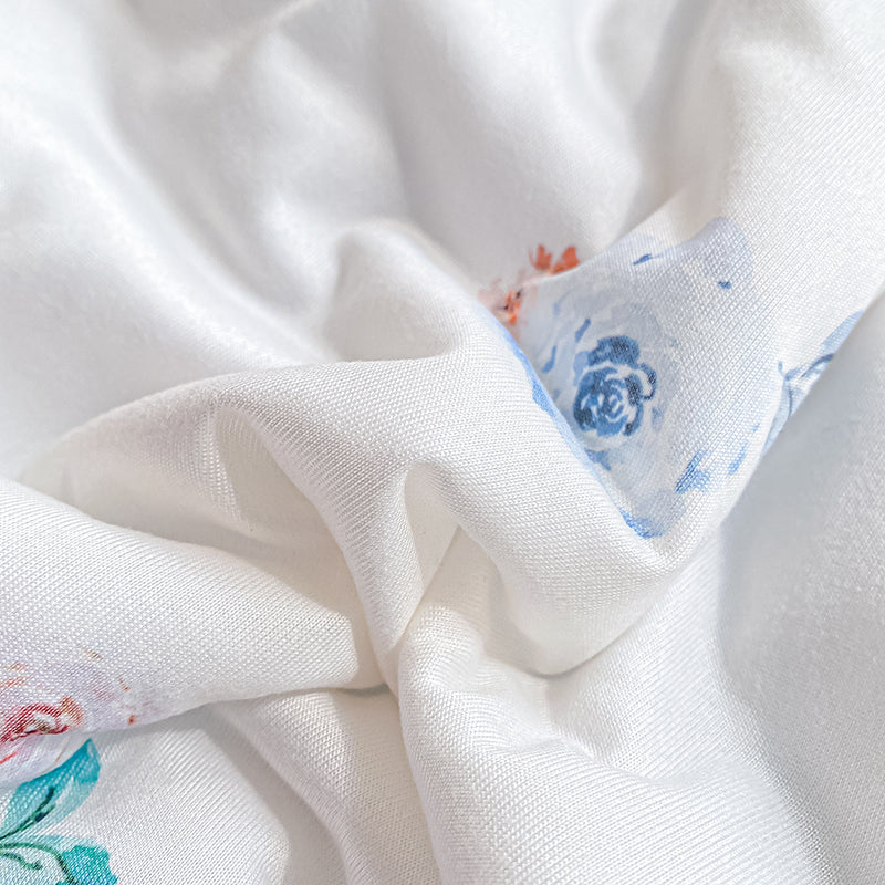 Soft Fresh Skin Friendly Breathable Cartoon Printed Nylon Spandex Quilt Cover Fabric - Image 1