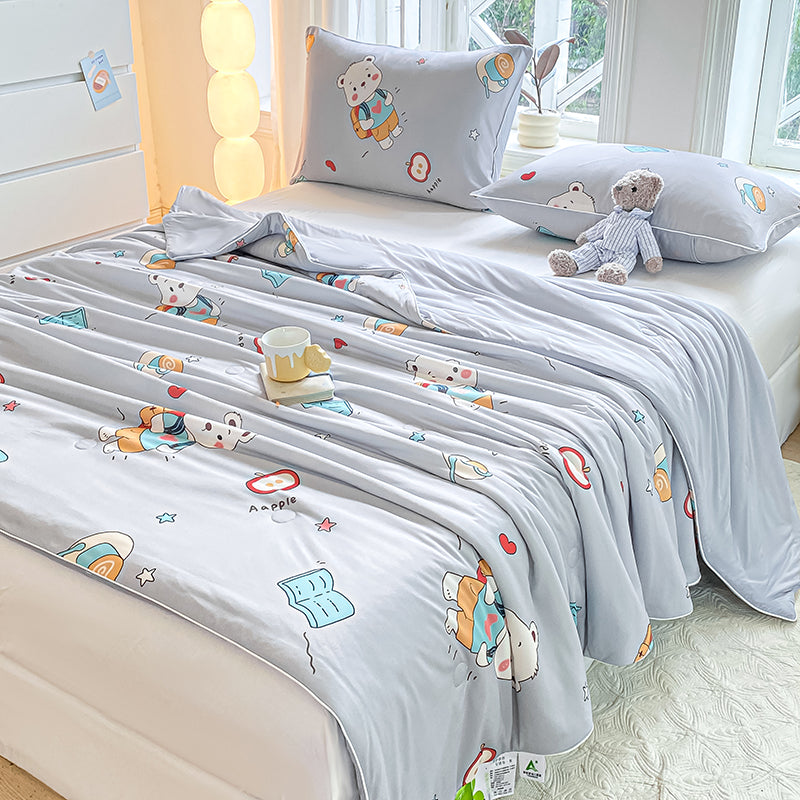 Lightweight Cooling Stretch Comfortable Cartoon Pattern Nylon Spandex Bedding Fabric - Image 2