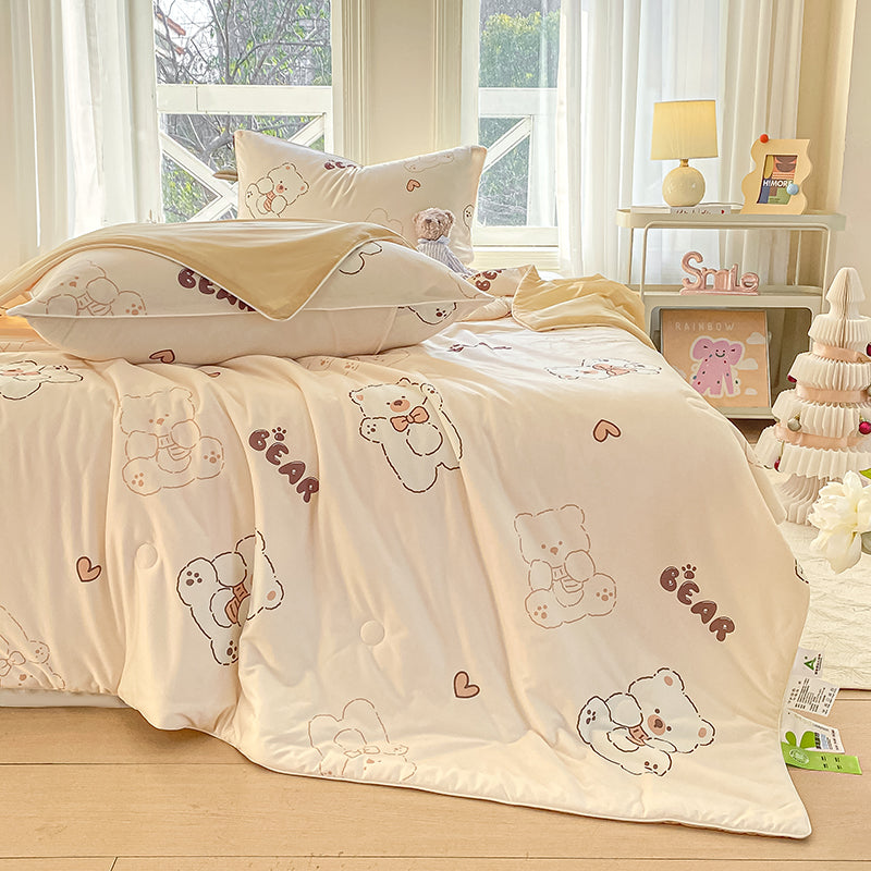 Lightweight Cooling Stretch Comfortable Cartoon Pattern Nylon Spandex Bedding Fabric - Image 3