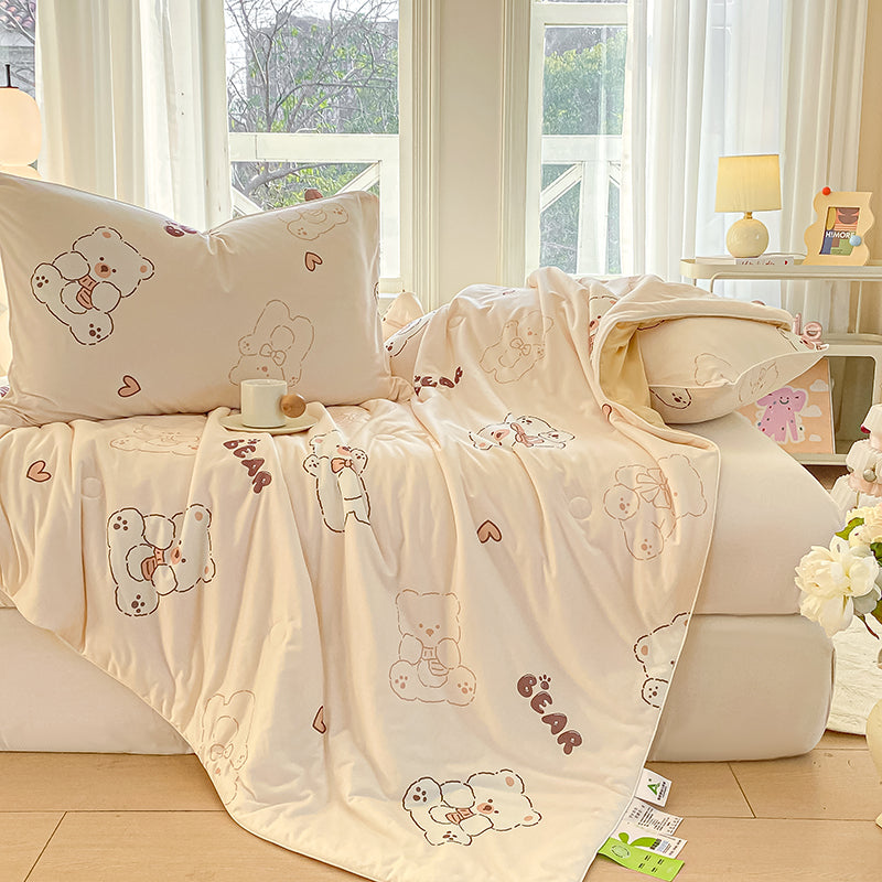 Cooling Breathable Soft Durable Kids Cartoon Nylon Spandex Sheet Fabric - Image 1