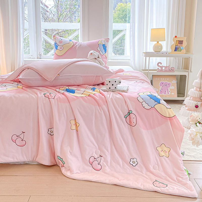 High Stretch Soft Cooling Comfortable Cartoon Printed Pillowcase Fabric - Image 3