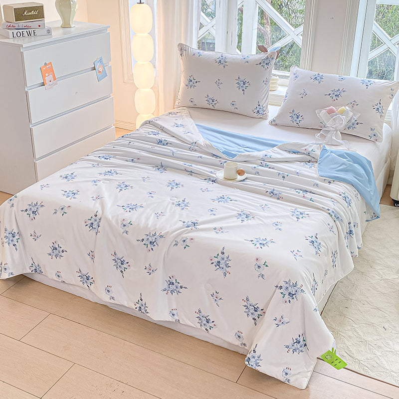 Summer Fresh Ice Touch Skin Friendly Cartoon Printed Bedding Fabric - Image 1