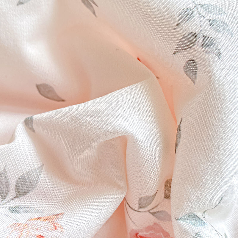 Cute Printed Cooling Breathable Nylon Spandex Coverlet Fabric - Image 4