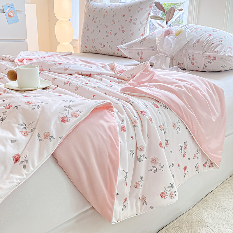 Soft Comfortable Ice Silk Touch Cartoon Pattern Sheet Duvet Nylon Spandex Fabric - Image 3