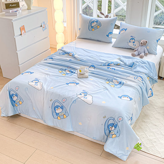 Premium Fresh Cooling Cartoon Printed Home Bedding Nylon Spandex Fabric - Image 2
