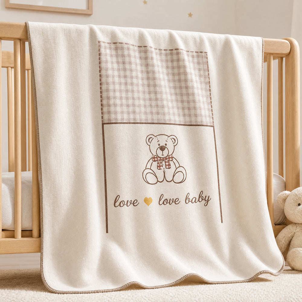 Custom Printed Breathable Comfortable Kids Cotton Sheet Fabric - Image 1