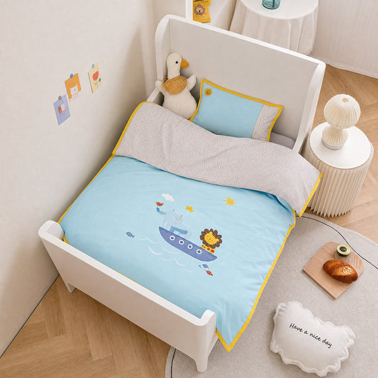 Low MOQ Custom Pattern Kids Cotton Bedding Set Fabric - Image 2