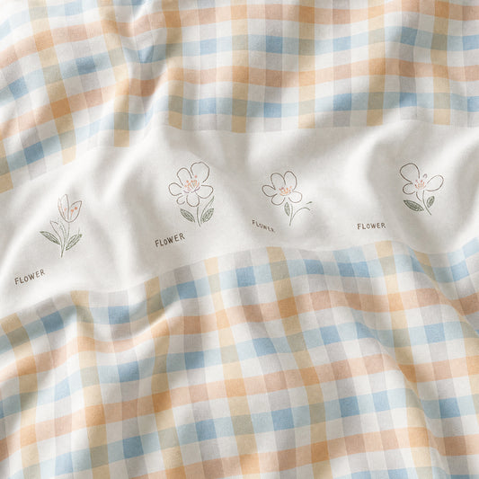 Wholesale Soft Breathable Natural Cotton Kids Bed Linen Fabric - Image 1