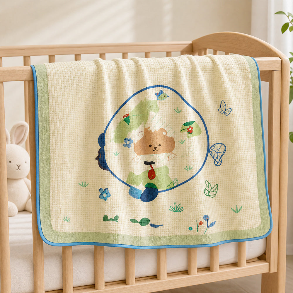 OEM ODM Soft Skin Friendly Kids Cotton Sheet Fabric - Image 3