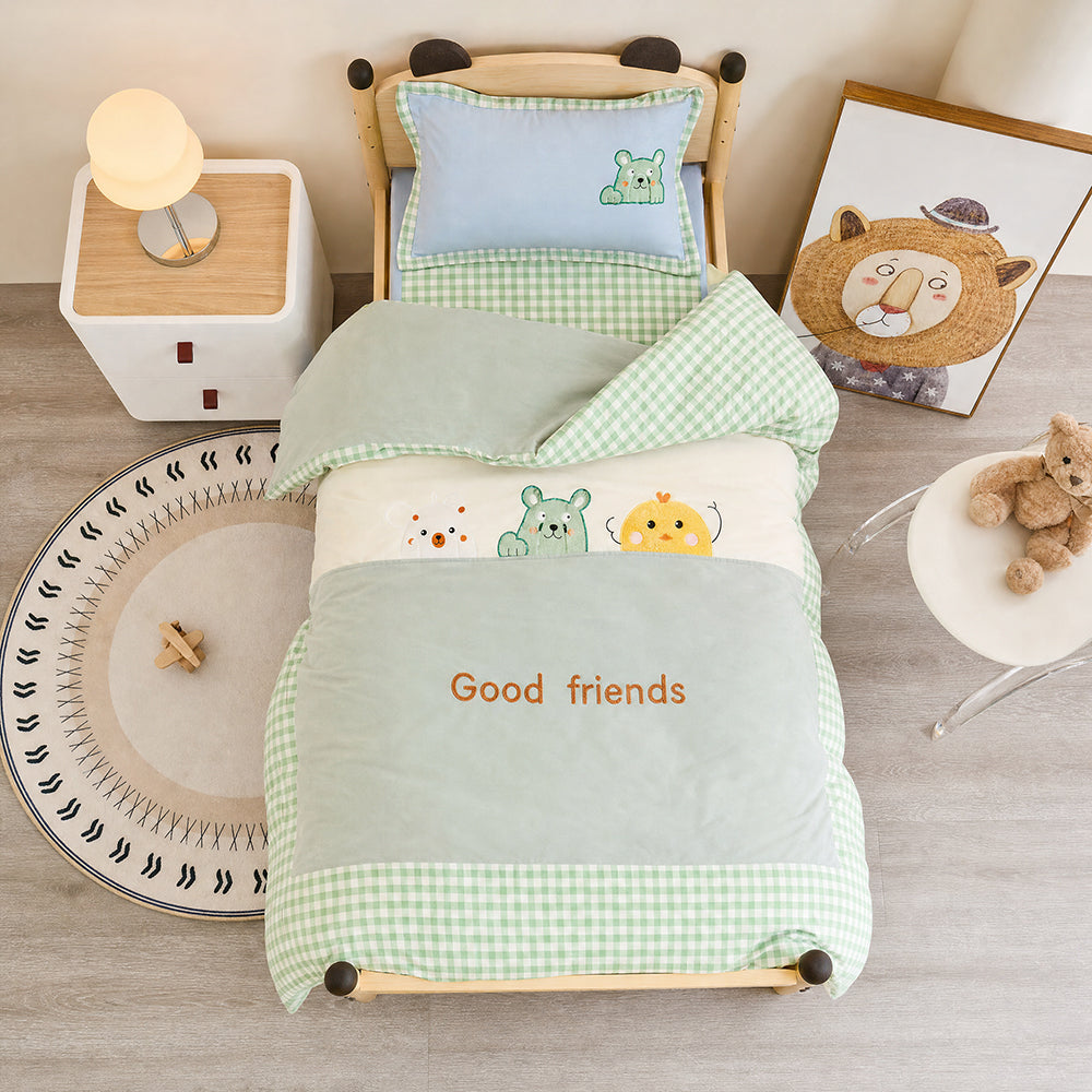 Low MOQ Lightweight Breathable Kids Cotton Blanket Fabric - Image 2