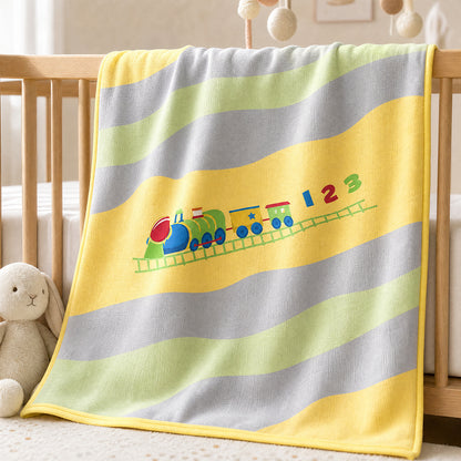 Factory Direct Gentle Comfortable Kids Cotton Throw Fabric - Image 3