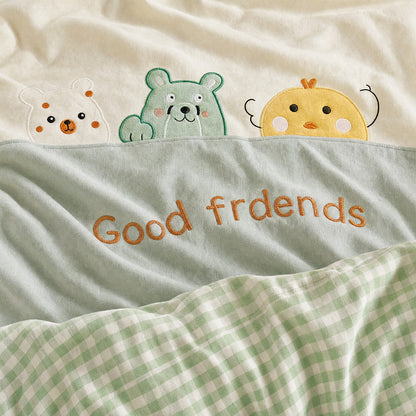 Printable Dyeable Kids Baby Cotton Bedding Fabric - Image 1