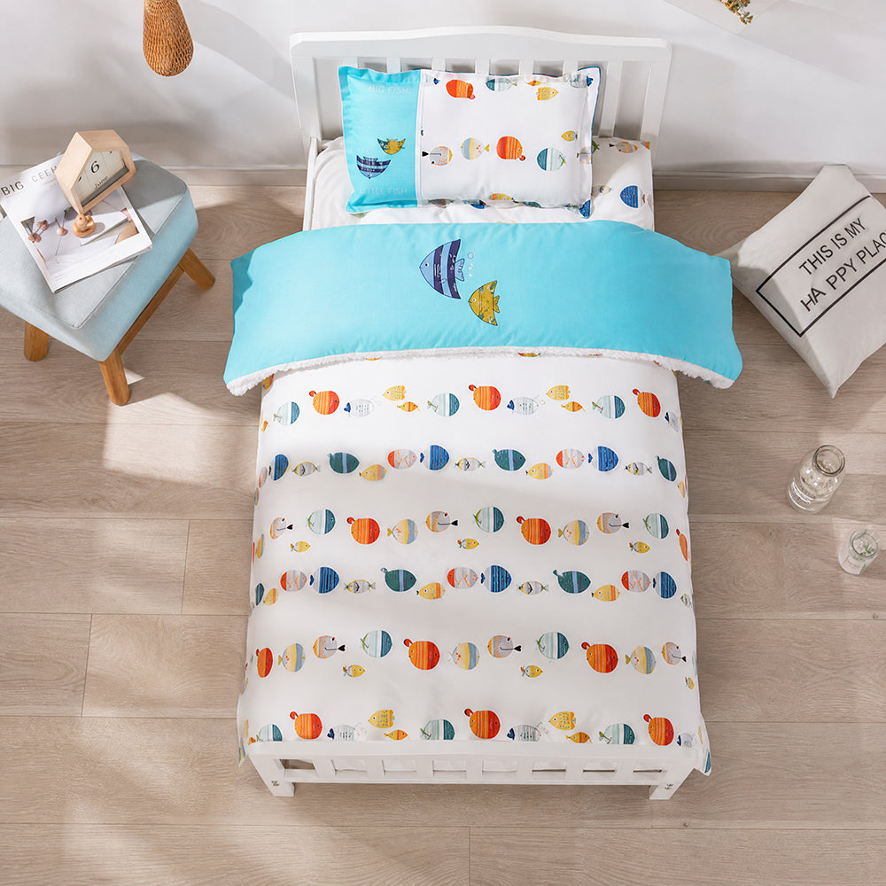 Fully Customizable Skin Friendly Kids Cotton Fitted Sheet Fabric - Image 2