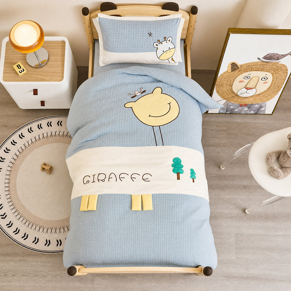 Low MOQ Factory Direct Soft Skin Friendly Kids Long Staple Cotton Bedding Fabric - Image 1
