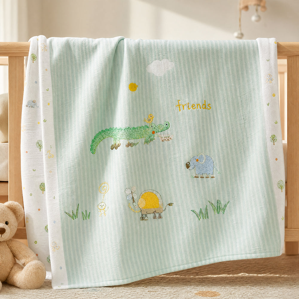 Low MOQ Factory Direct Soft Skin Friendly Kids Long Staple Cotton Bedding Fabric - Image 4
