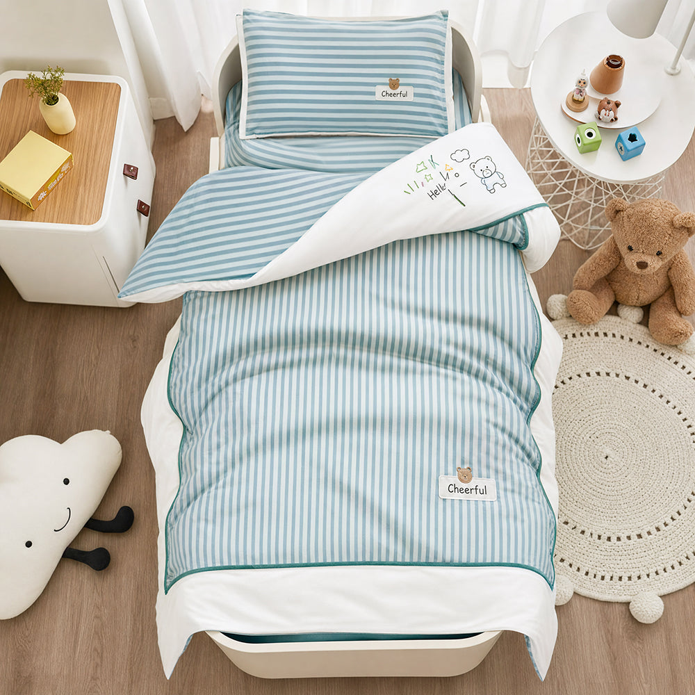 Factory Direct Custom Printed Smooth Kids Tencel Lyocell Duvet Cover Fabric - Image 1