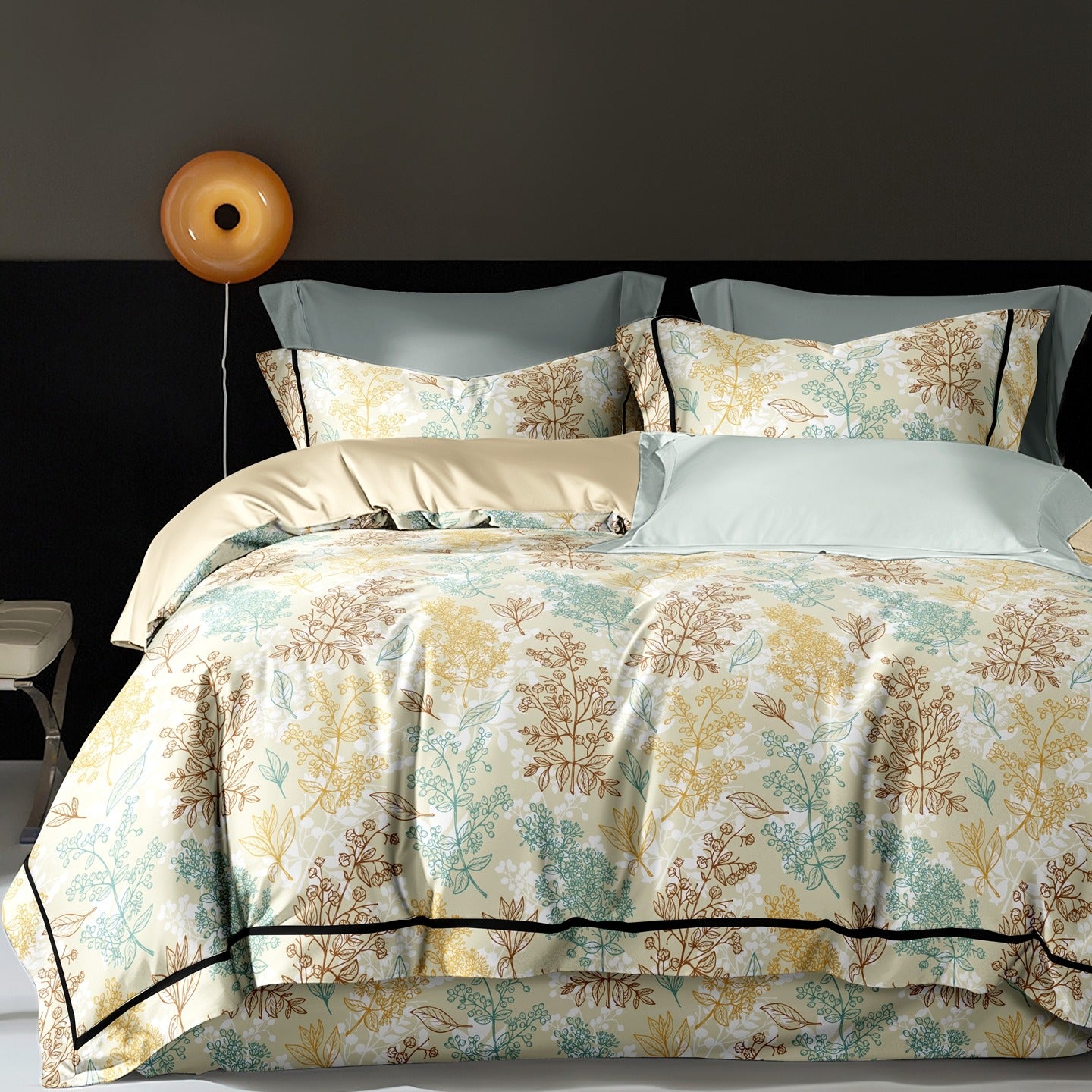 100% Cotton 4-Piece Sheet Set (200T-300T) – Ultra-Soft, Breathable & Skin-Friendly - Image 2