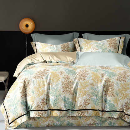 100% Cotton 4-Piece Sheet Set (200T-300T) – Ultra-Soft, Breathable & Skin-Friendly - Image 2