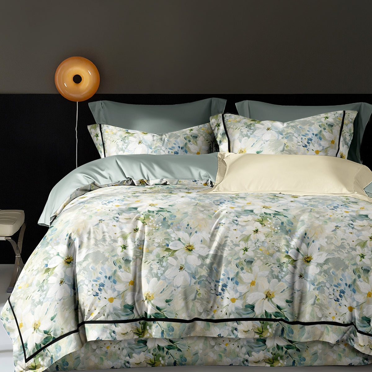100% Cotton 4-Piece Sheet Set (200T-300T) – Ultra-Soft, Breathable & Skin-Friendly - Image 3