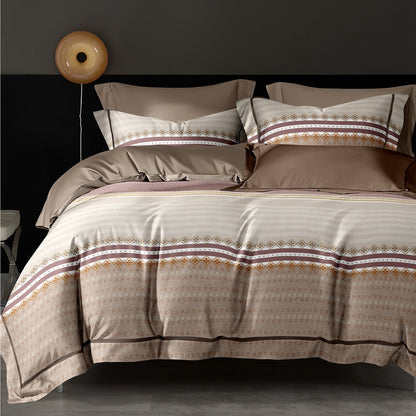 Premium 200T-300T Cotton Bedding Set | Ultra-Soft 4-Piece Sheet Set for Sensitive Skin - Image 1
