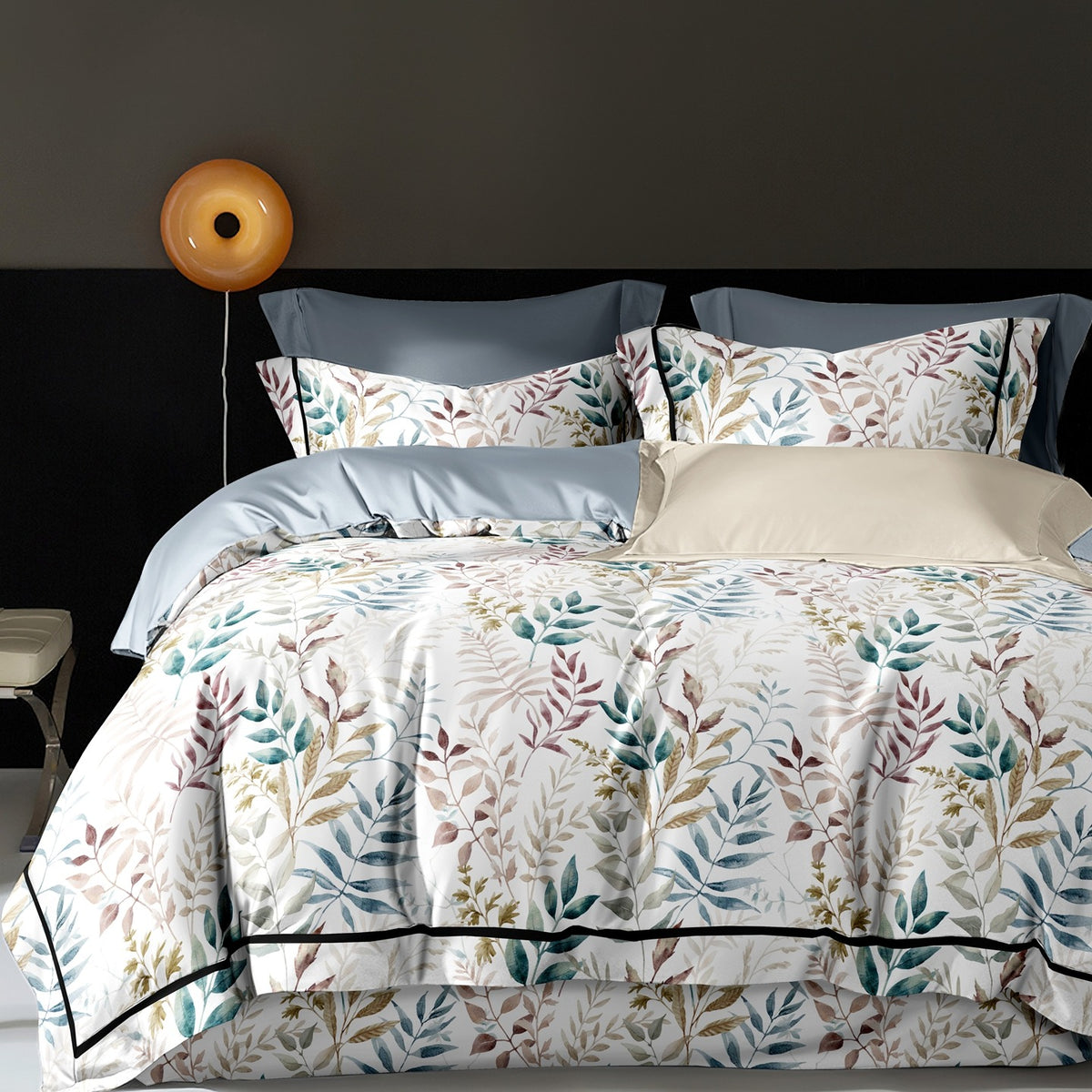 Premium 200T-300T Cotton Bedding Set | Ultra-Soft 4-Piece Sheet Set for Sensitive Skin - Image 3