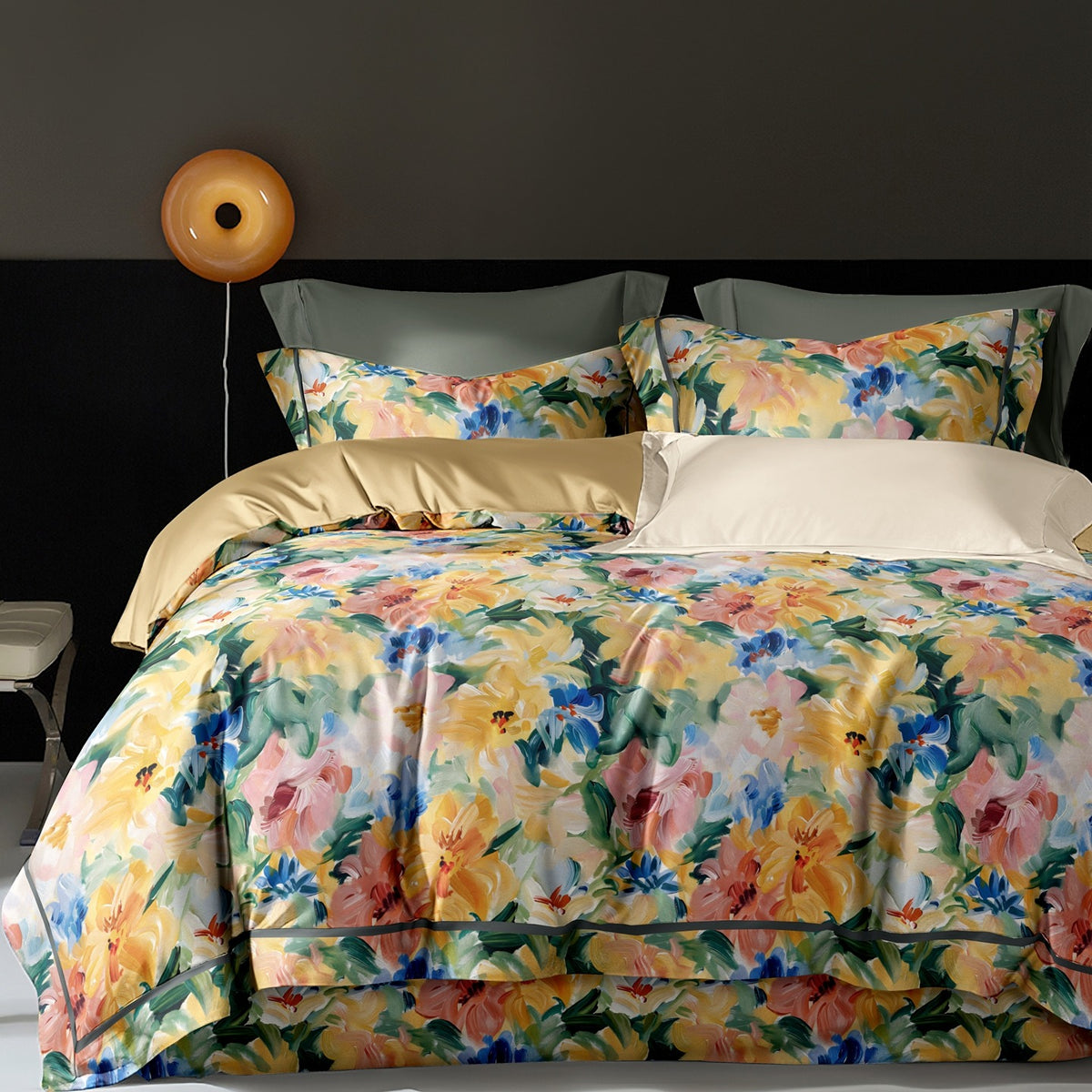 Pure Cotton 4-Piece Sheet Set – Premium 200T-300T Fabric for Ultimate Comfort - Image 3