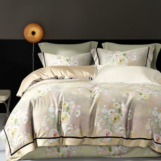Breathable 200T-300T All-Cotton Bedding Set | Soft, Durable & Hypoallergenic - Image 1