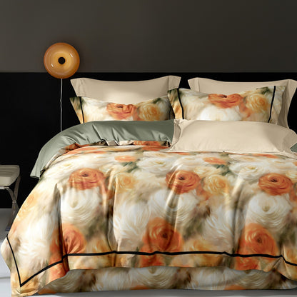 100% Natural Cotton 4-Piece Sheet Set – 200T-300T Thread Count for Daily Luxury - Image 2