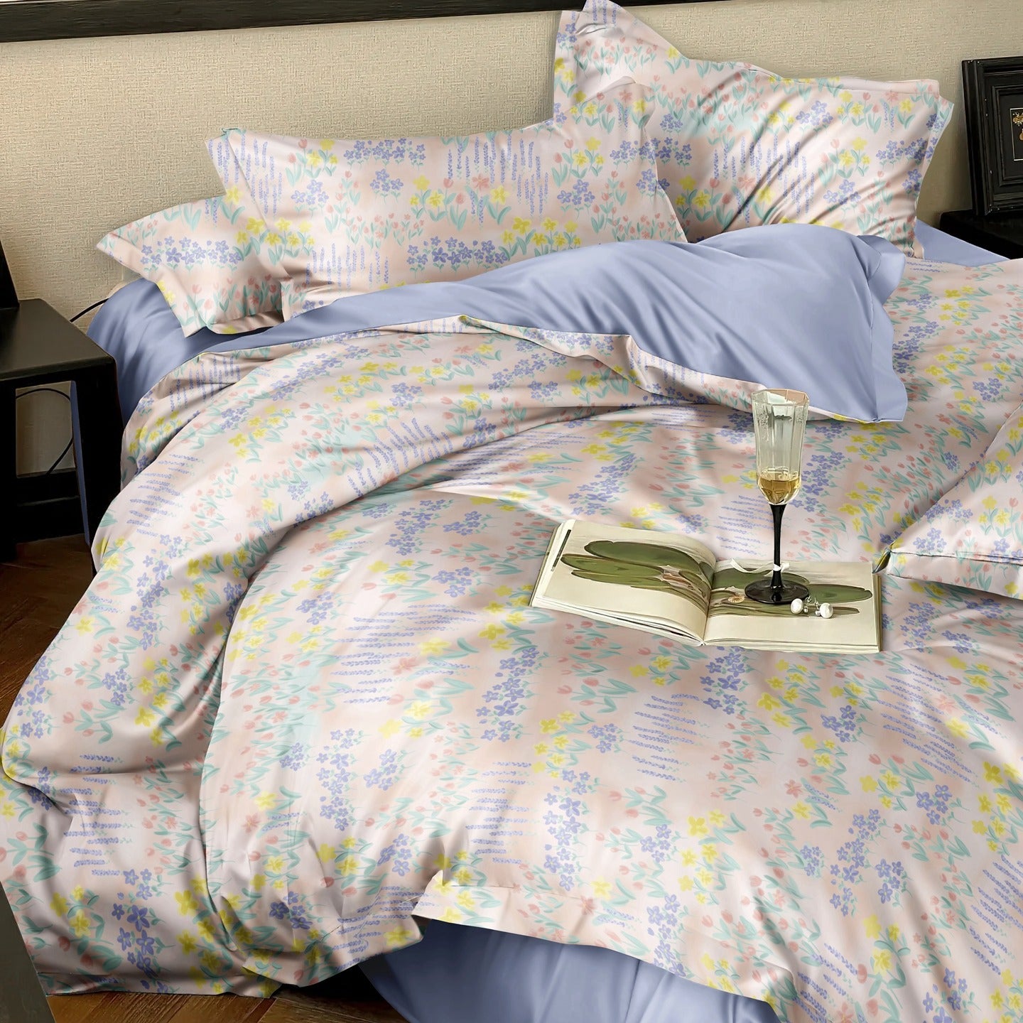 100% Natural Cotton 4-Piece Sheet Set – 200T-300T Thread Count for Daily Luxury - Image 4