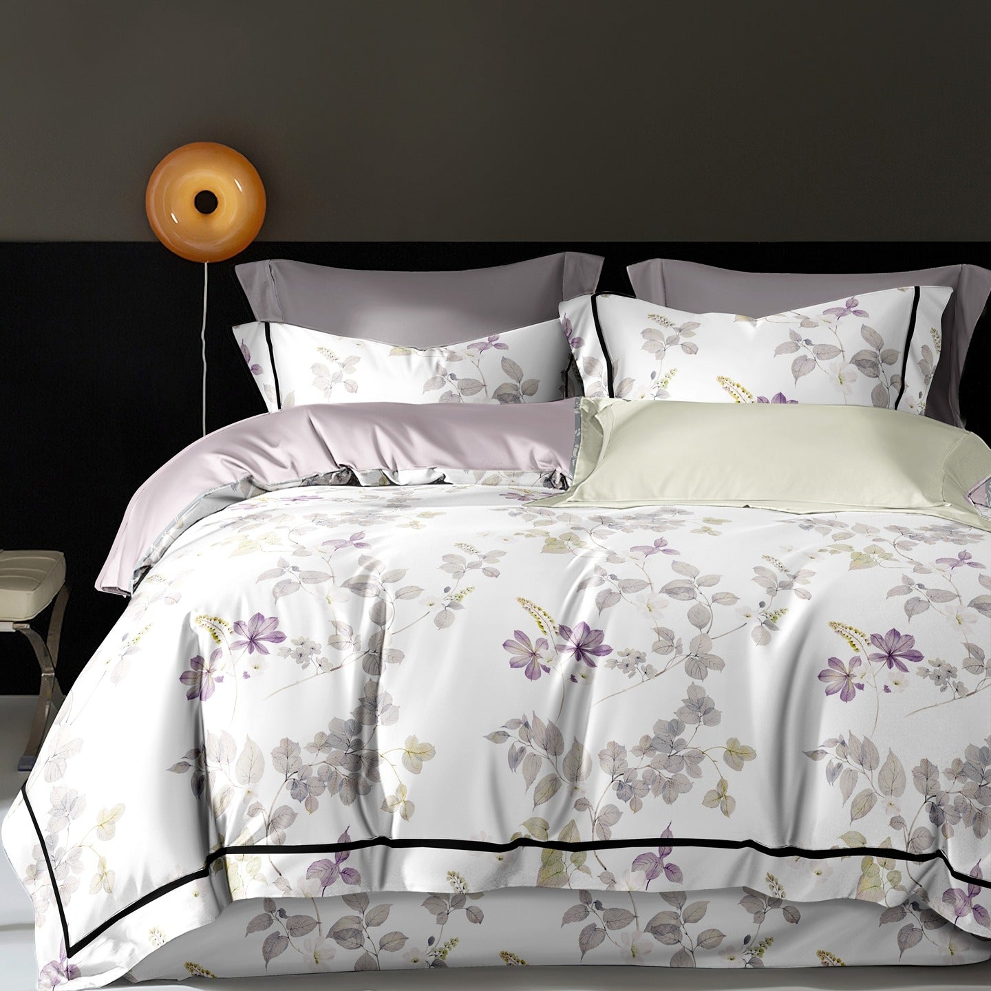 Pure Cotton 4-Piece Bed Sheet Set | High-Density 200T-300T Soft Touch - Image 2