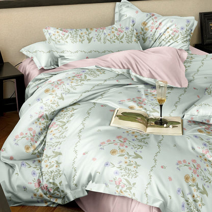 Custom 100% Cotton Bedding Set (200T-300T) – Ready to Ship & Free Fabric Samples Available - Image 1