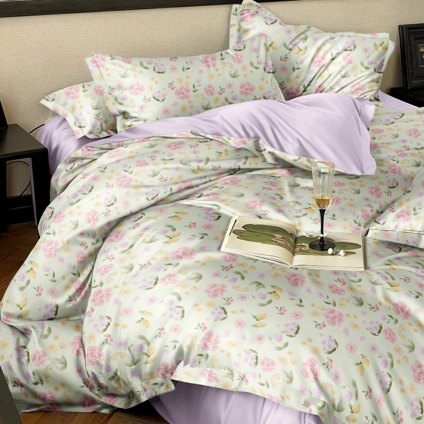 Factory Custom 200T-300T Cotton 4-Piece Sheet Set | In Stock & Custom Sizes Offered - Image 3